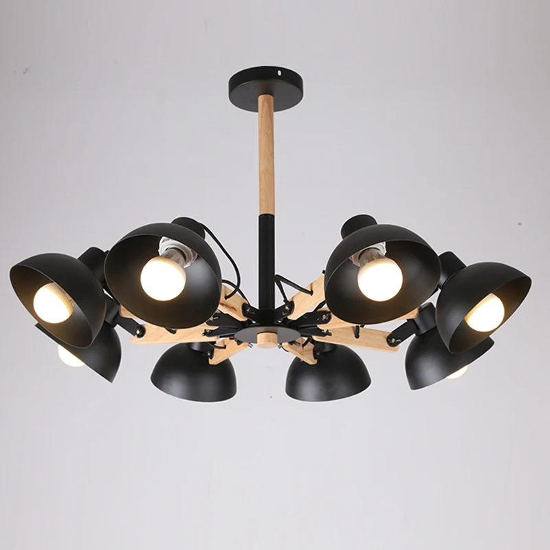 2020 черная маленькая железная чаша люстра для столовой | Лампы и освещение