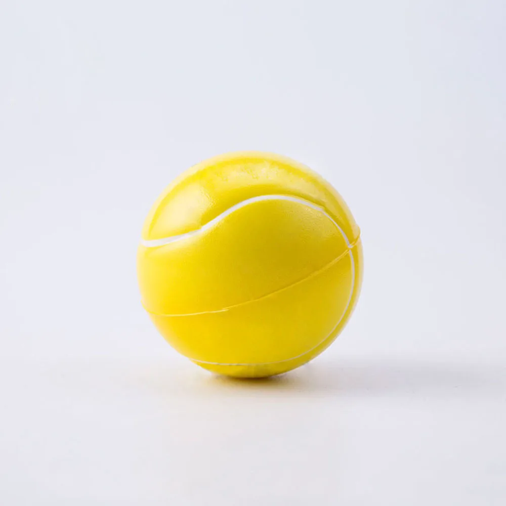 Tennis Ручной баскетбол/Бейсбол/Футбол Теннис упражнения мягкие эластичные мячи мяч для снятия напряжения Малыш Маленький мяч игрушка для взрослых массажные игрушки - Цвет: Tennis
