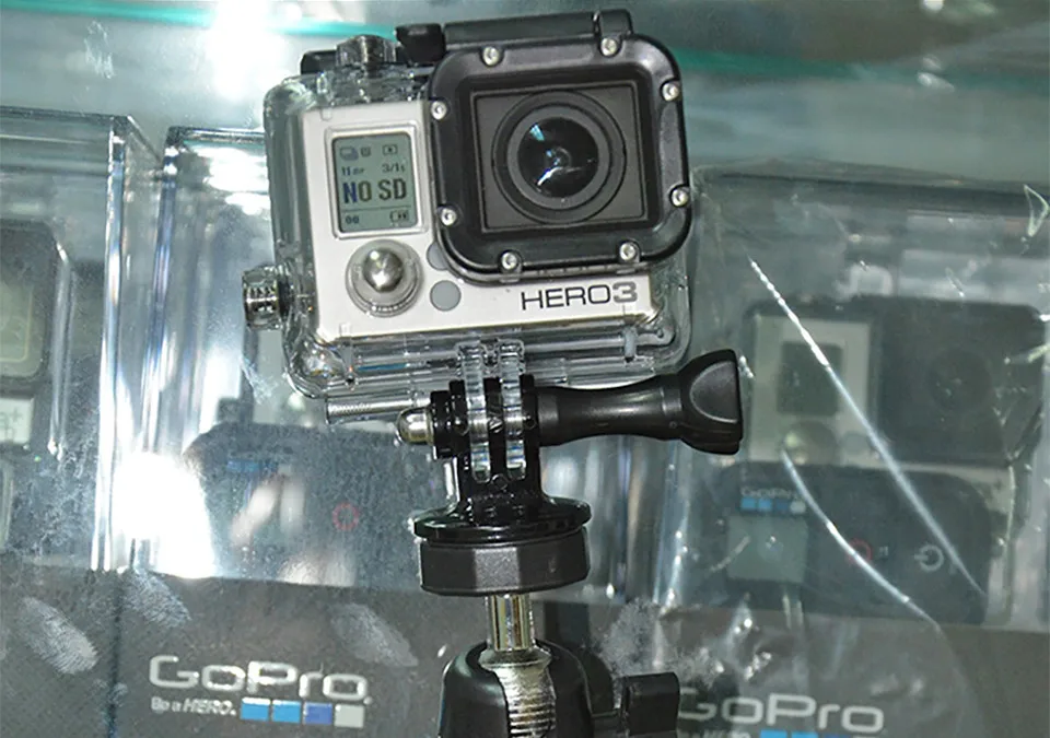 Kingma для GoPro присоске Автомобильный адаптер окно Стекло штатив 9 см Диаметр База mountf для GoPro 4 3+ 3 Камера Go Pro Аксессуары