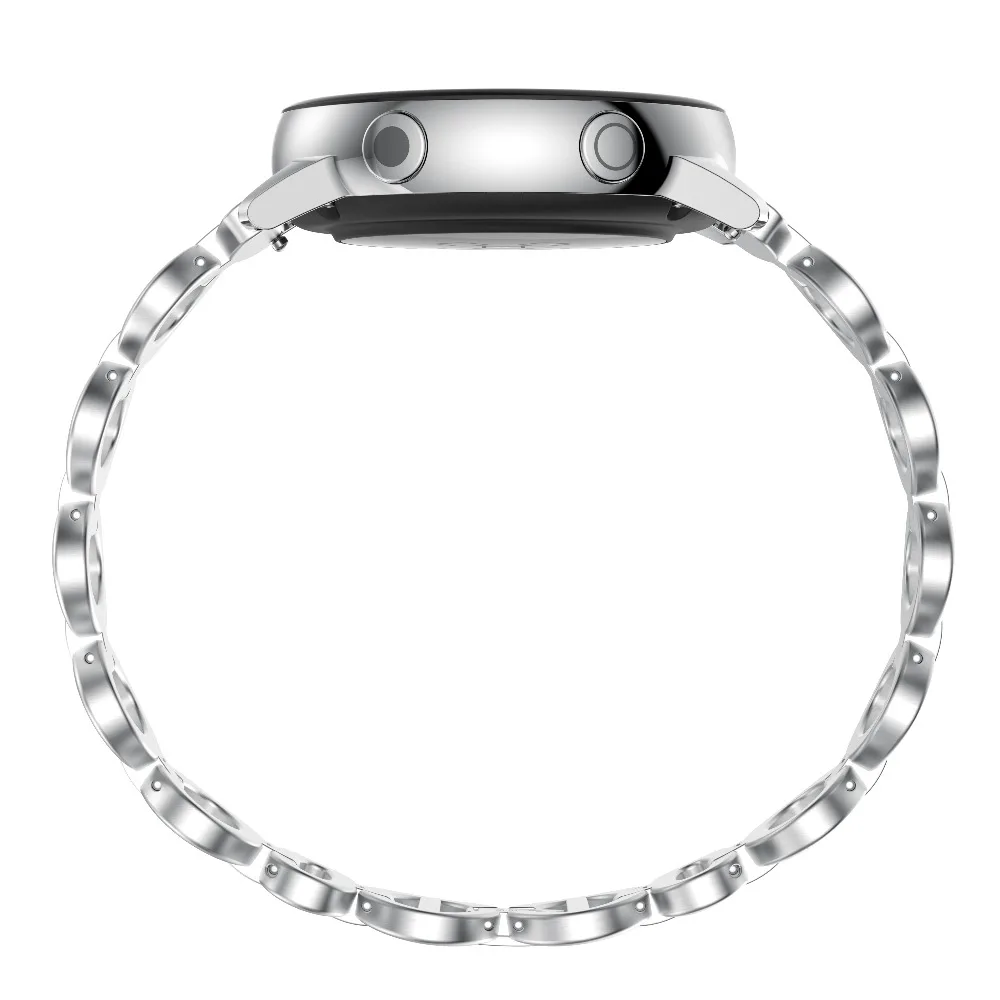 20 мм для samsung Galaxy Watch активный ремешок из нержавеющей стали металлический ремешок для часов для samsung gear S2 браслет ремешок