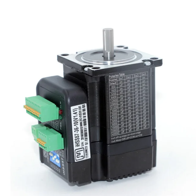 NEMA 23 1N.m 142ozf.in интегрированный замкнутый контур шаговый двигатель 36VDC JMC iHSS57-36-10 |