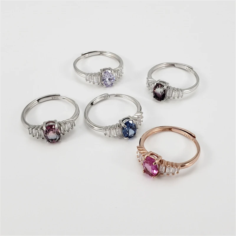 Натуральный камень из натуральной 925 пробы серебро Для женщин Винтаж кольцо