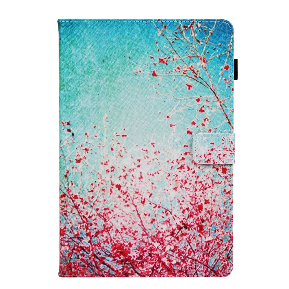 " планшет Funda Capa для samsung Galaxy Tab A8 SM-P200 P205 тонкий складной флип-чехол с подставкой из искусственной кожи чехол-бумажник - Цвет: 18