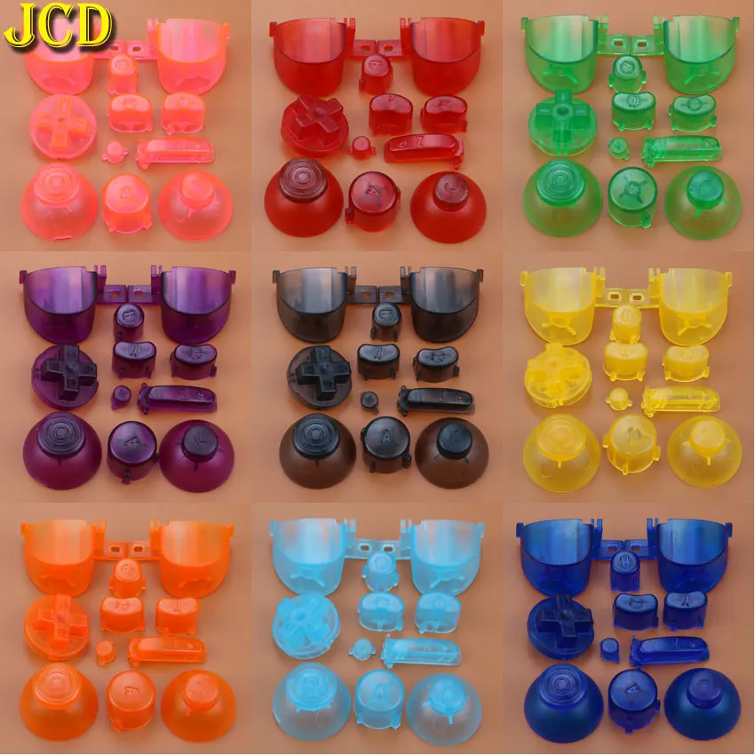 Полный набор JCD колодки для геймпада кнопки A B X Y L R с 3D крышкой джойстика NGC