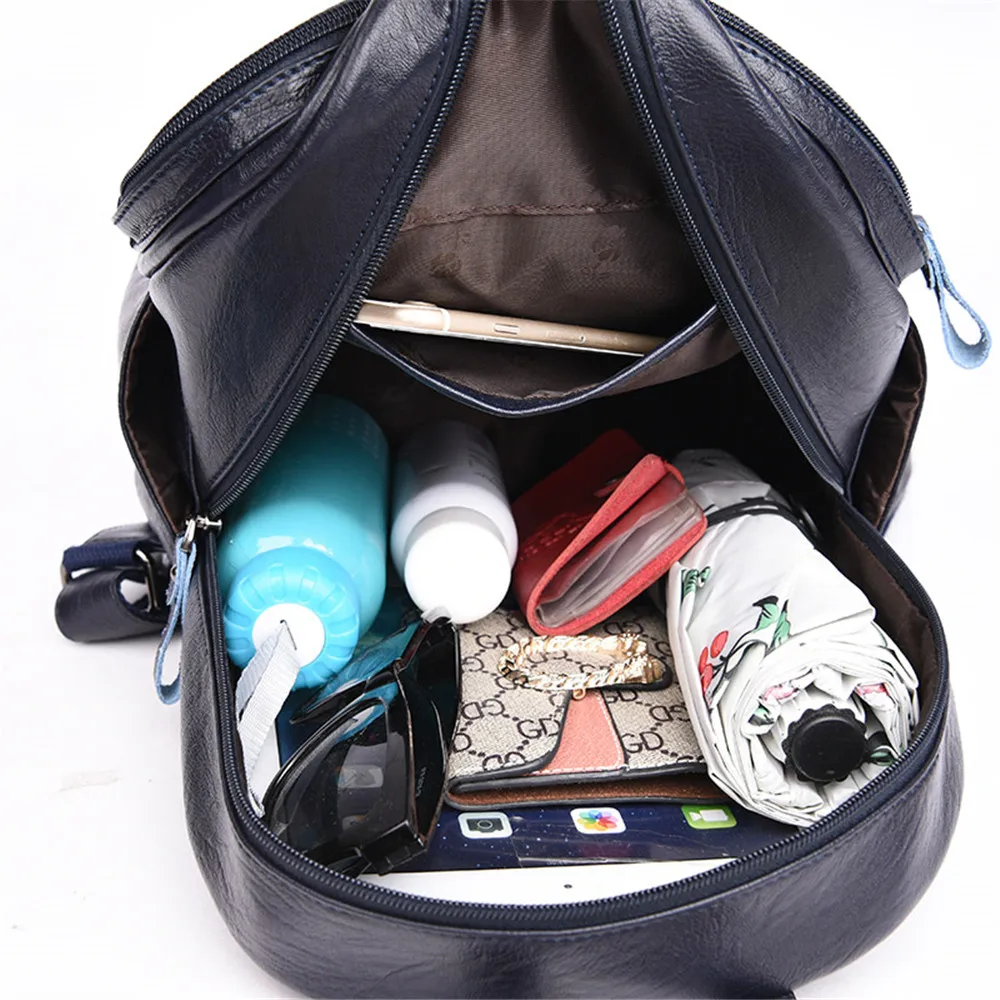 Mochilas mujer, женский рюкзак из натуральной кожи, женский рюкзак для путешествий, женский рюкзак для девочек, Новинка