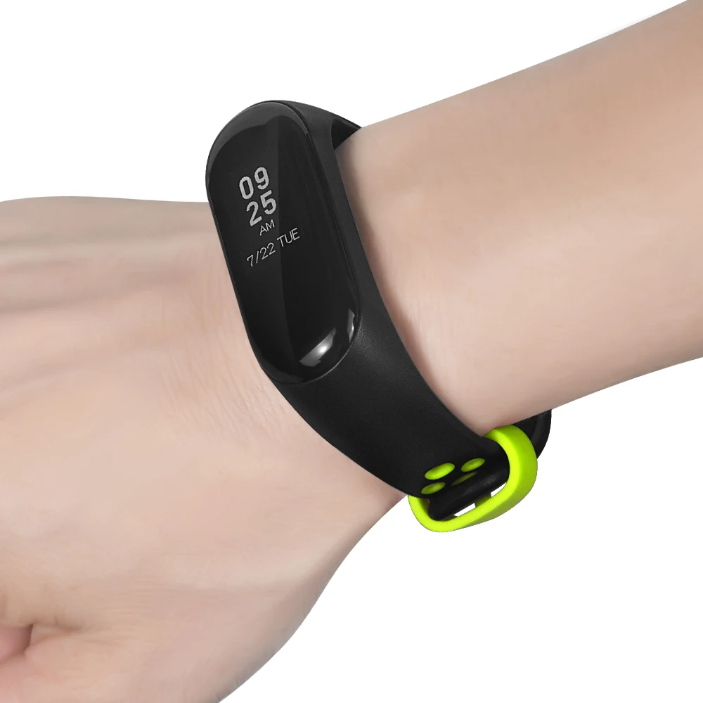 Для xiaomi Mi Band 3 дышащий браслет силиконовый спортивный ремешок для Miband сменный