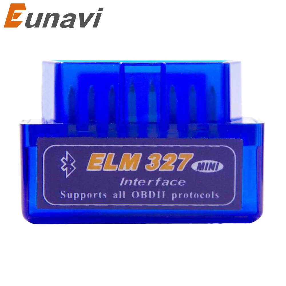 Eunavi MINI ELM327 Bluetooth V1.5 ELM 327 интерфейс OBD2/OBD II Автомобильный сканер кода|elm 327|mini elm327mini