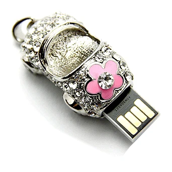 Флеш-накопитель 128 ГБ Алмазный автомобильный брелок для ключей Usb 512