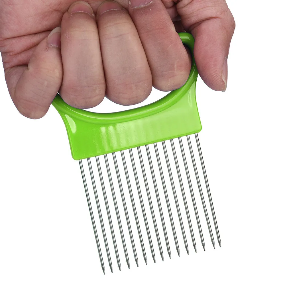 Помидор лук овощи режущего держатель для помощи руководство нарезки безопасная