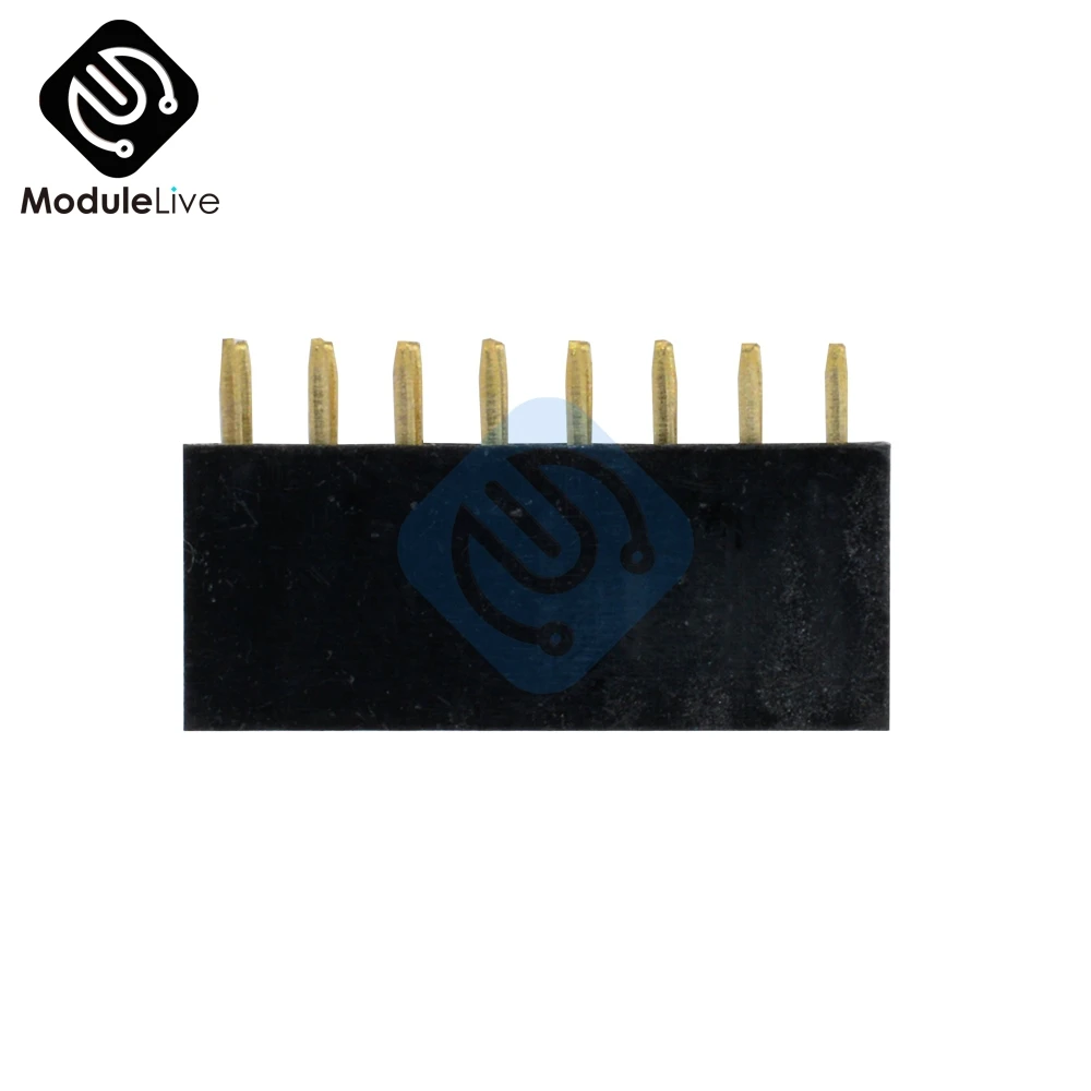 100 шт. 2X8 Pin 16P 2 54 мм двухрядная Женская прямая головка шаг розетка полоса|strip| |