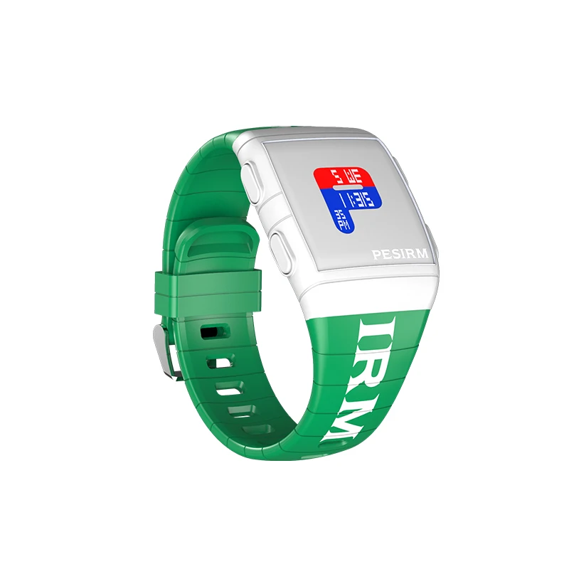 White-Green PESIRM новейший светодиодный цифровой часы модные спортивные часы 3 бар водостойкие Секундомер повседневные браслеты браслет часы для женщин - Цвет: White-Green