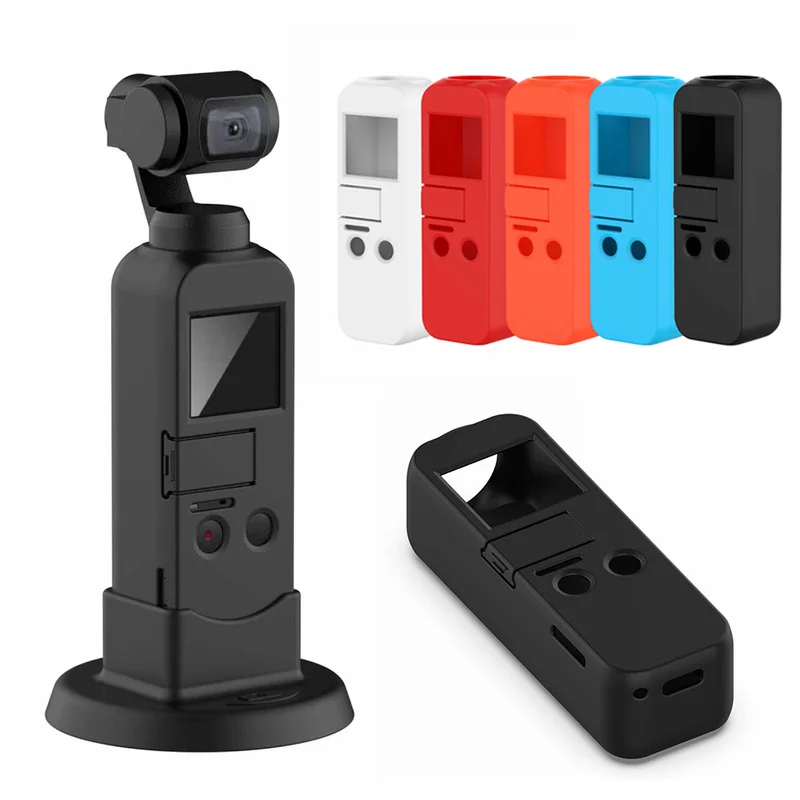 5 цветов Мягкий силиконовый чехол-держатель для DJI Osmo карманная ручная камера