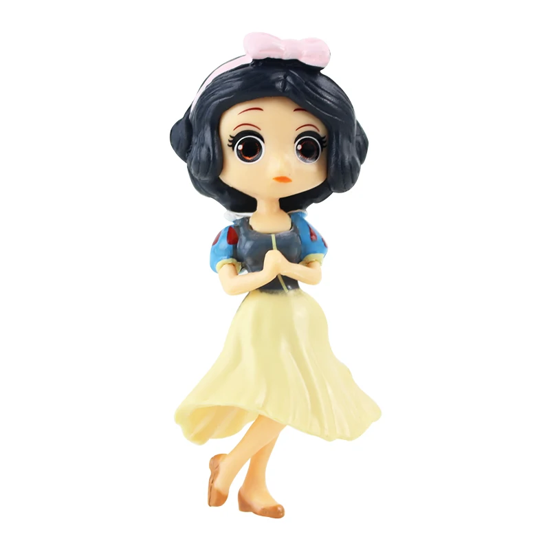 8pcs/lot Princess Figures Snow White Belle Alice Anna Elsa Cinderella Ariel Mermaid Tangled Sleeping Beauty Model Toys - купить по