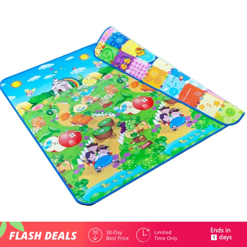 Детский игровой коврик 200x180x2 см развивающий для детей Tapete Infantil водонепроницаемый