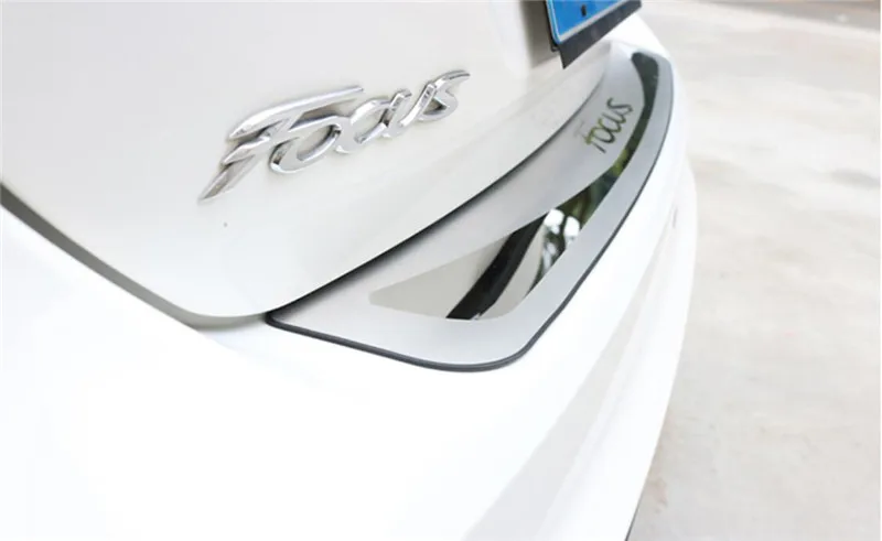 Для Ford Focus MK2 хэтчбек Нержавеющая сталь задний бампер багажник порог Защитная