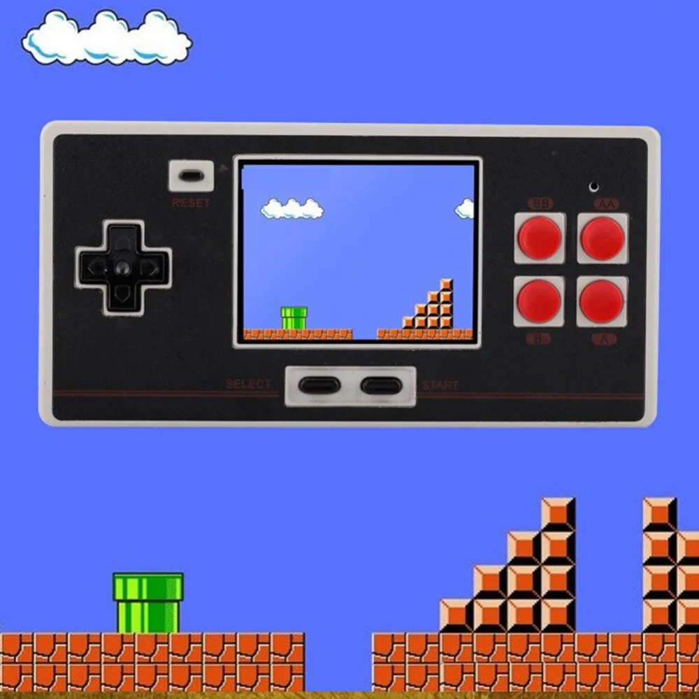 Классическая портативная игровая консоль DHL 20 шт./лот 2 7 дюймов NES FC600 в 1 HD