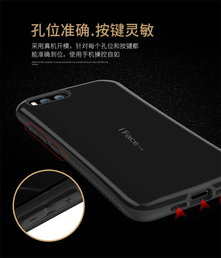 Чехол для Xiaomi Mi 6 ударопрочный ТПУ чехол антидетонационных силиконовый телефона +