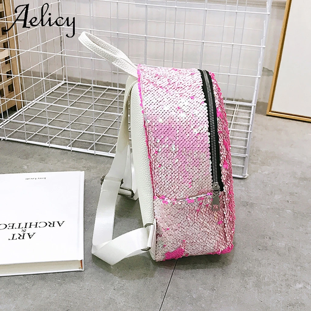 Aelicy Женская разноцветная сумка с блестками Универсальная Портативная