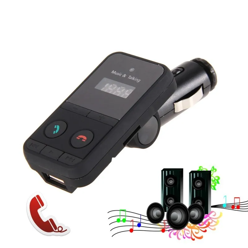 Bluetooth MP3 плеер беспроводной автомобильный FM передатчик с USB джек SD слот комплект