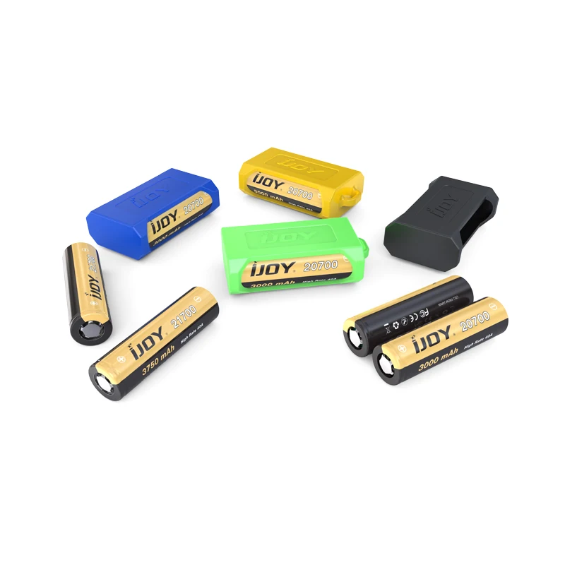 Оригинальный IJOY силиконовый чехол для 20700 21700 батарея Крышка защитный черный