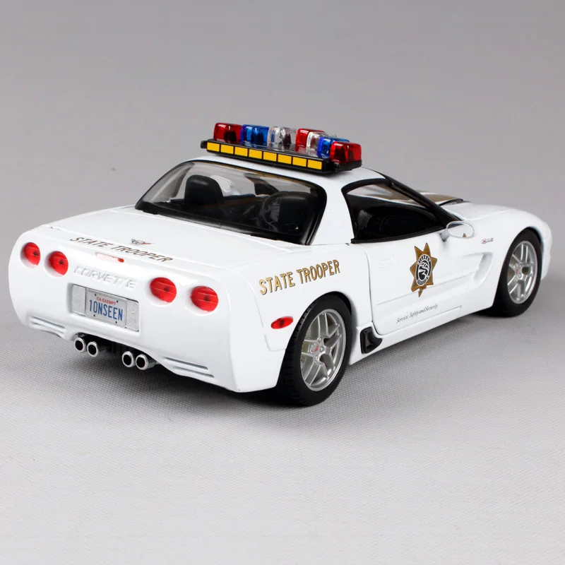 Maisto 1:18 Corvette Z06 Полицейская машина литая под давлением модель автомобиля игрушка Новинка в коробке 31383