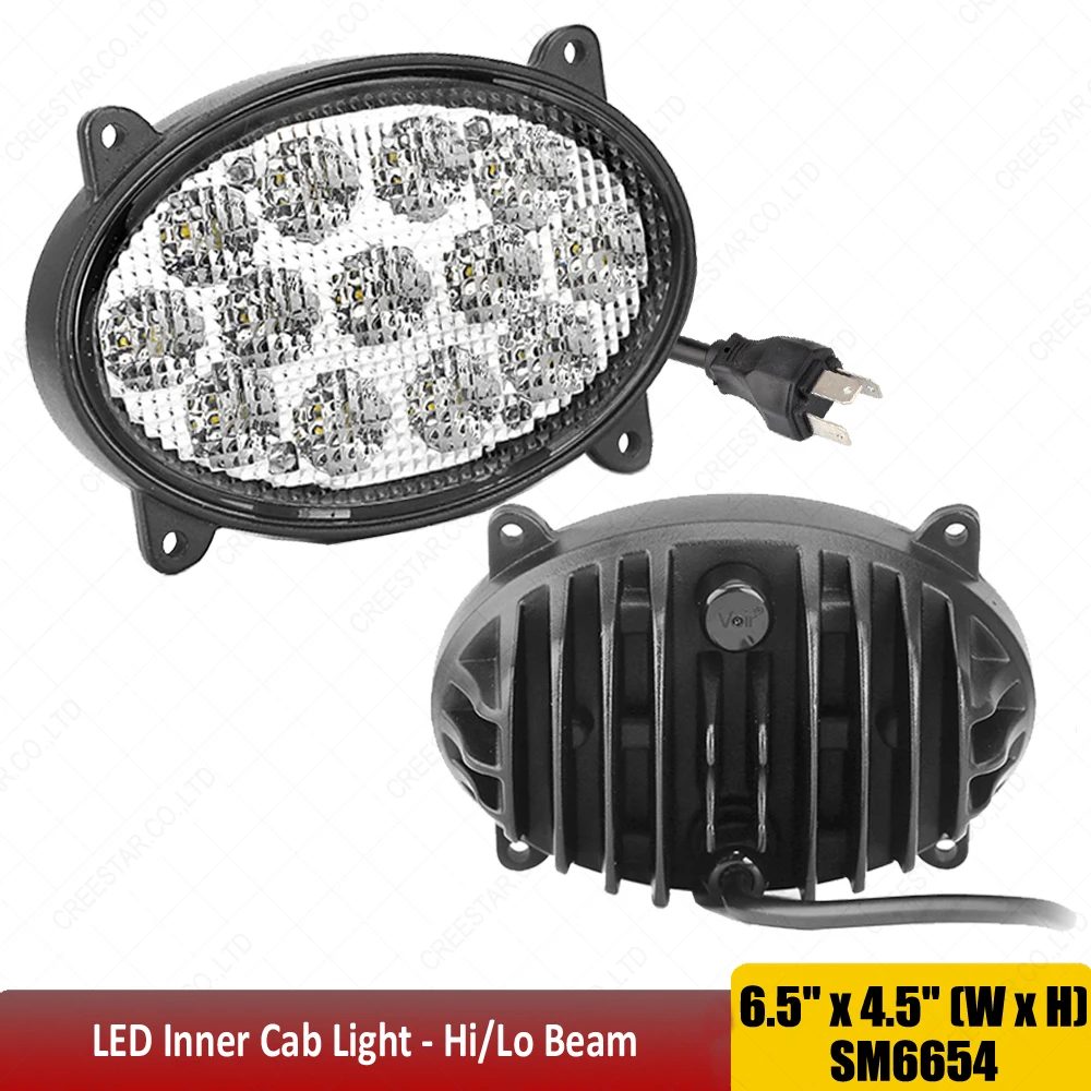 X2PCS для CASE IH 5088 6088 7088 7120 7130 7230 8010 8120 9120 9130 9230 RE260102 RE173600 RE181963 65W светодиодные