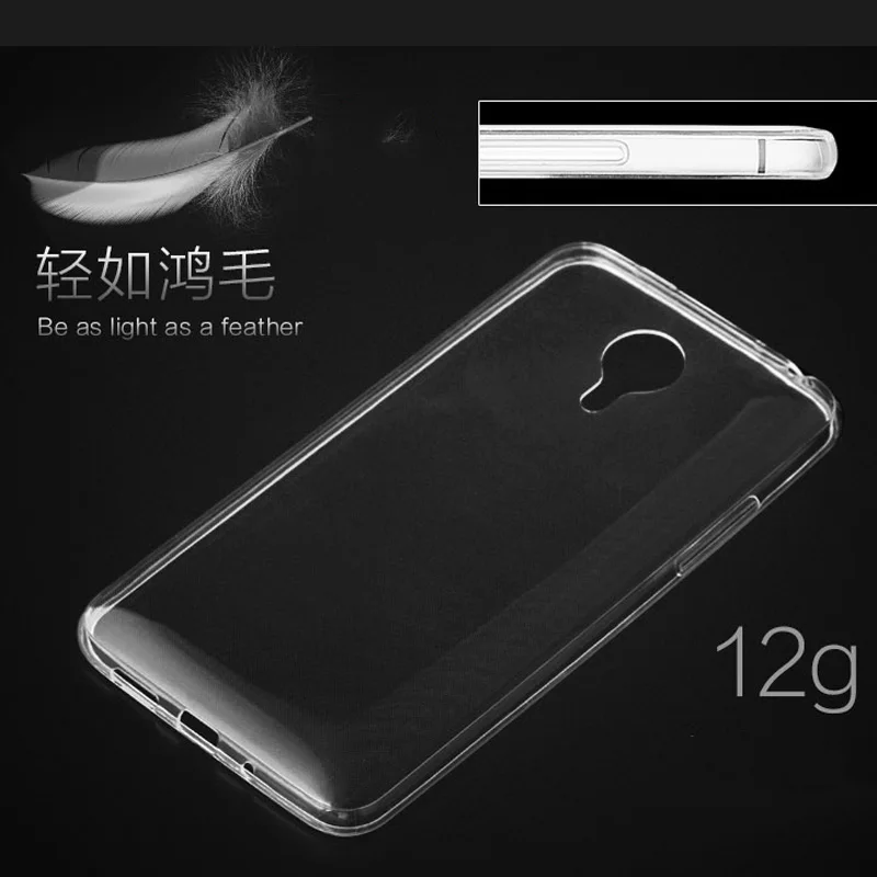 Чехол для meizu mx5 прозрачный мягкий силиконовый чехол из ТПУ тонкий мобильного
