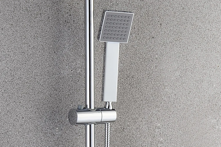 Европейский и полностью медный большой душевой набор с температурой 38 градусов