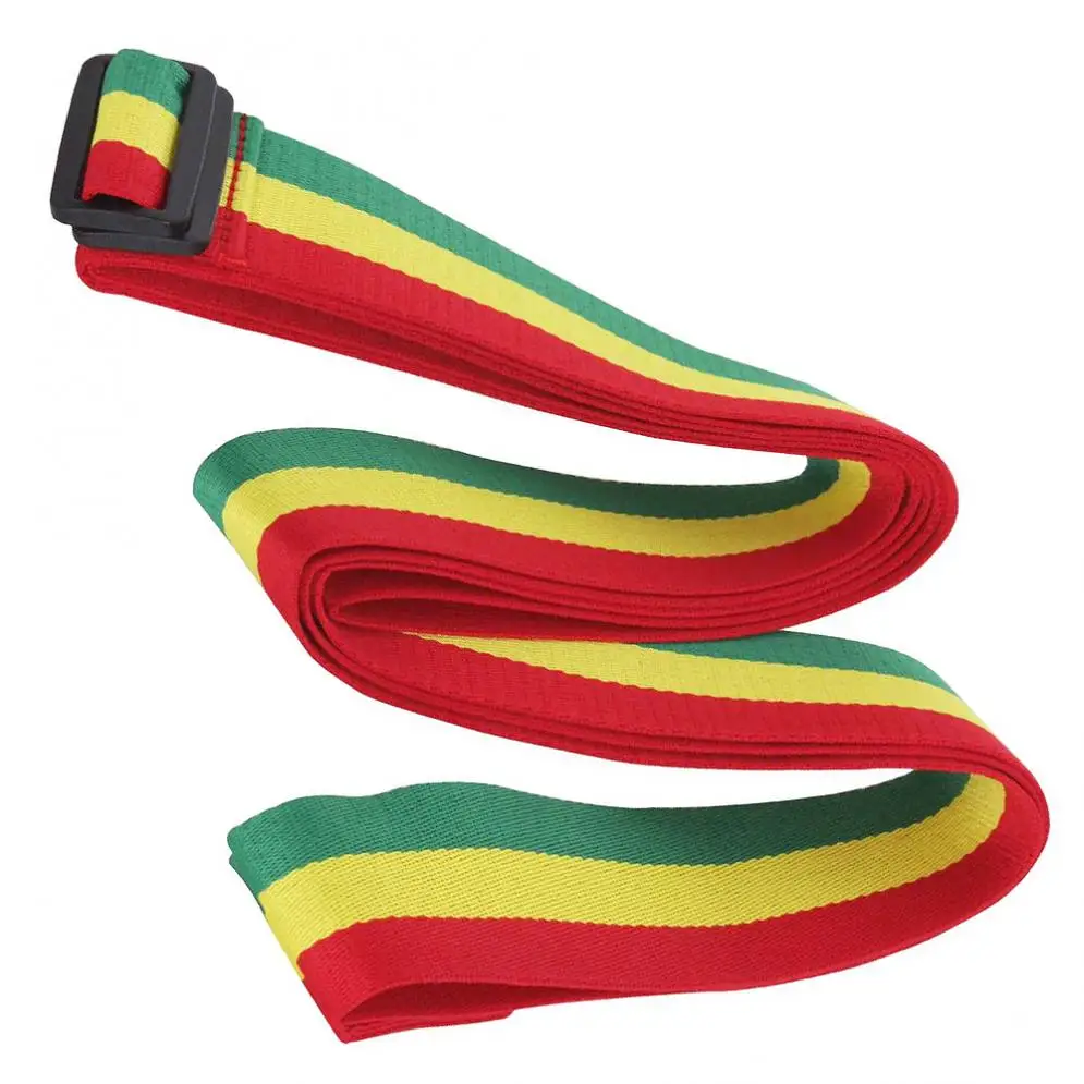 Adjustable Portable Rainbow African Drum Cotton Strap 5cm Width Djembe Tambourine Shoulder Waist Belt | Спорт и развлечения