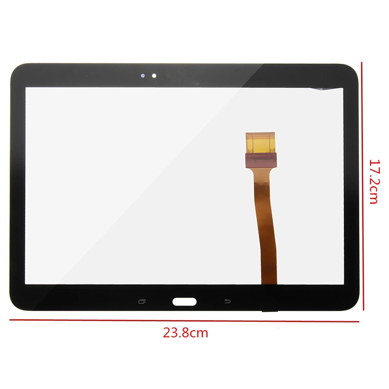 10,1 дюймов для samsung Galaxy Tab 4 T530/T531/T535/SM-T530 Tab4 ЖК-дисплей Сенсорный экран объектива стекло Наружный спереди Панель