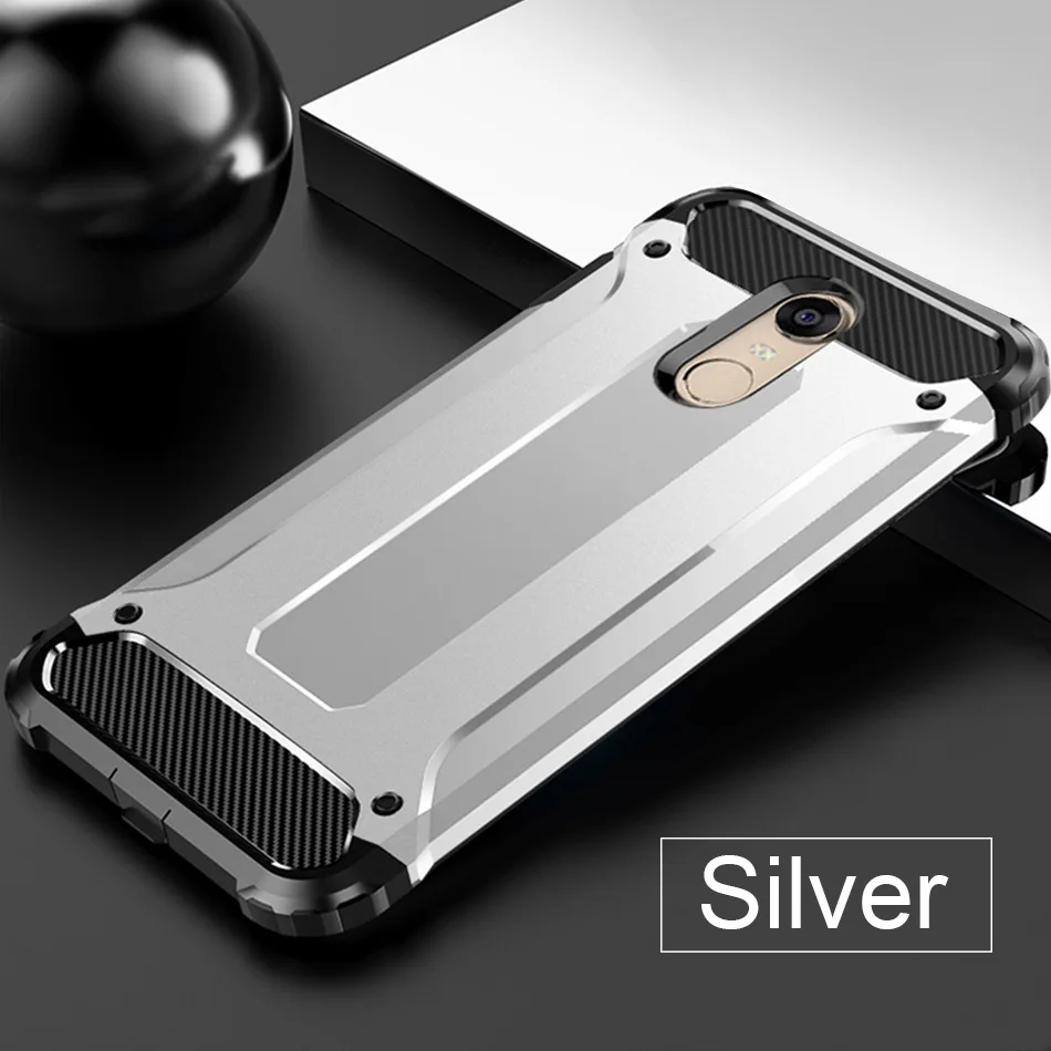 Silver Роскошный панцири Мягкий противоударный чехол на для чехол для телефона плюс 5A Примечание 5 Pro ксиоми редми Xiaomi Redmi 5 чехол для Redmi Note 5 силиконовый чехол - Цвет: Silver