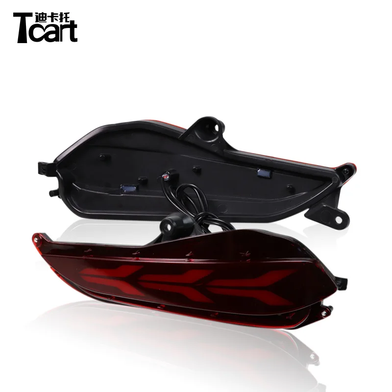 Tcart светодиодные задние бампера фары для Toyota Yaris задние ходовые огни тормозные огни поворотные сигнальные огни