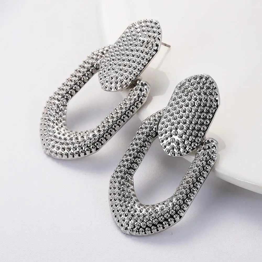 silver1 Miwens Новая черная длинная прямая Длинные висячие серьги Для женщин геометрический Романтический Симпатичные серьги оптовые ювелирные изделия Bijoux(украшения своими руками) A287 - Окраска металла: silver1