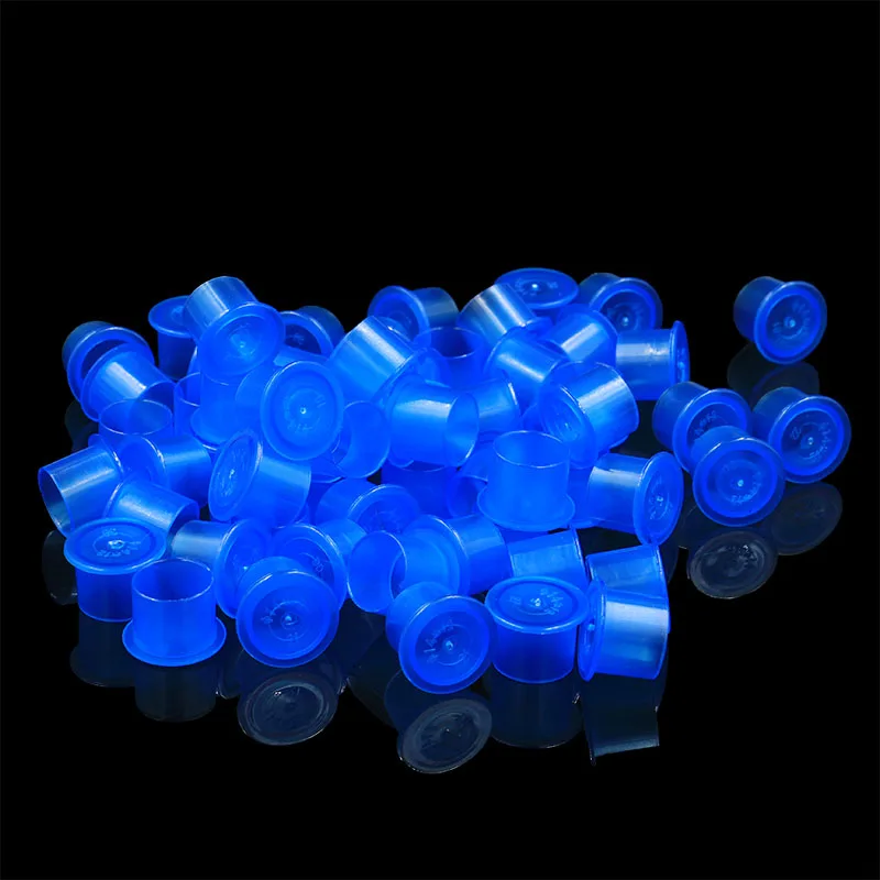 Одноразовые чашки для тату-чернил стерильные самостоятельные синие чернила 3