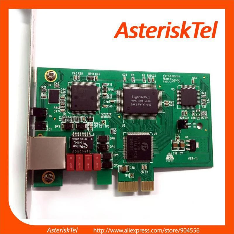 Карта Asterisk с низким профилем-1 порт E1/T1 карта PCI-E ISDN PRI для FreePBX Issabel AsteriskNow voip telefone pabx