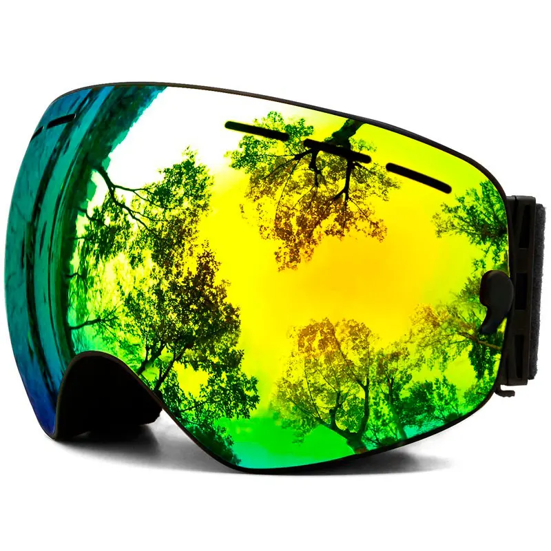 C4 Black Gold Лыжные очки, JULI, бренд, двухслойные, UV400, защита от запотевания, лыжная маска, очки для катания на лыжах, мужчин, женщин, снежные спортивные очки для сноуборда - Цвет: C4 Black Gold