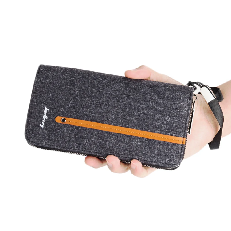 baellerry Rope Multi Card position Wallet fabulous Canvas Men's Europe Retro Casual long Soft Student | Багаж и сумки