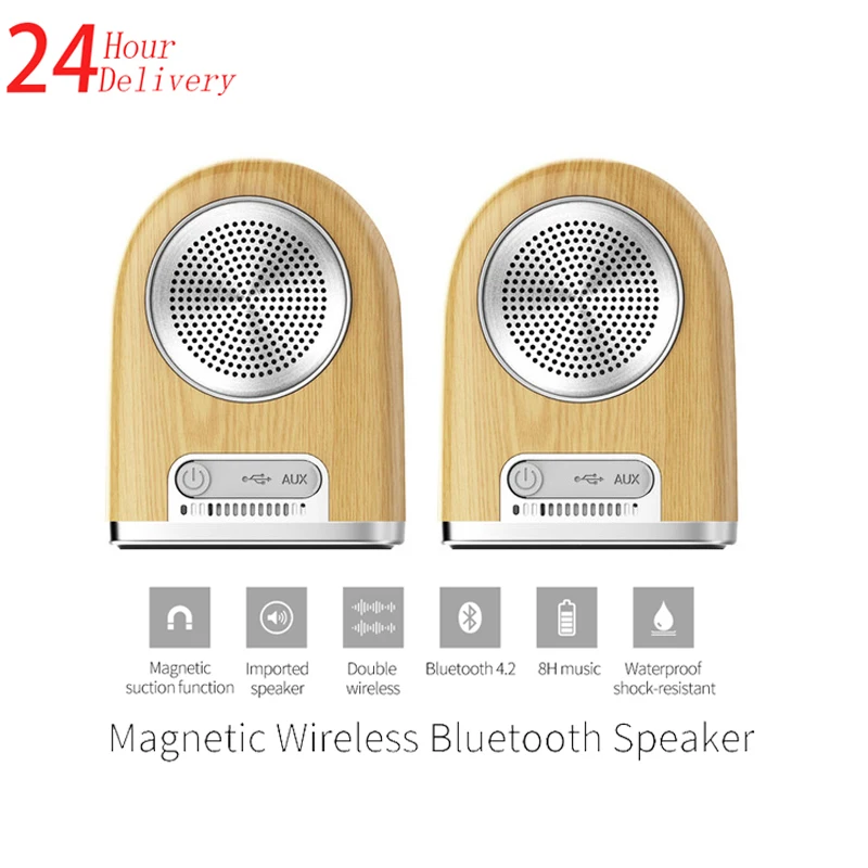 Портативный двойной беспроводной Bluetooth динамик Tango D10 Мини Магнитный уличный s 360