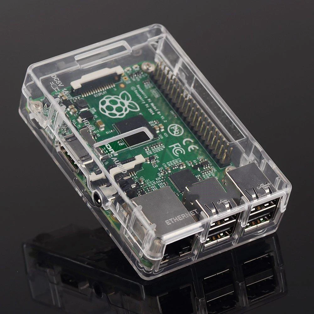 Прозрачный защитный чехол для Raspberry Pi 3,2 и B+ Mini Raspberry Pi Abs корпус чехол для Raspberry Pi 3