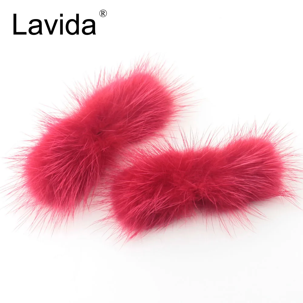 Lavida F32 10 шт. Настоящий мех норки бант/меховой шар/меховой цветок/Сделай сам одежда обувь материалы/Изготовление ювелирных изделий/Аксессуары для ювелирных изделий