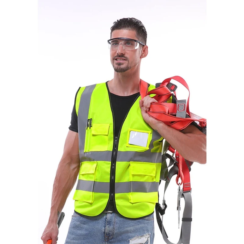 Горячая новинка светоотражающий жилет Строительная Инженерная защитная одежда