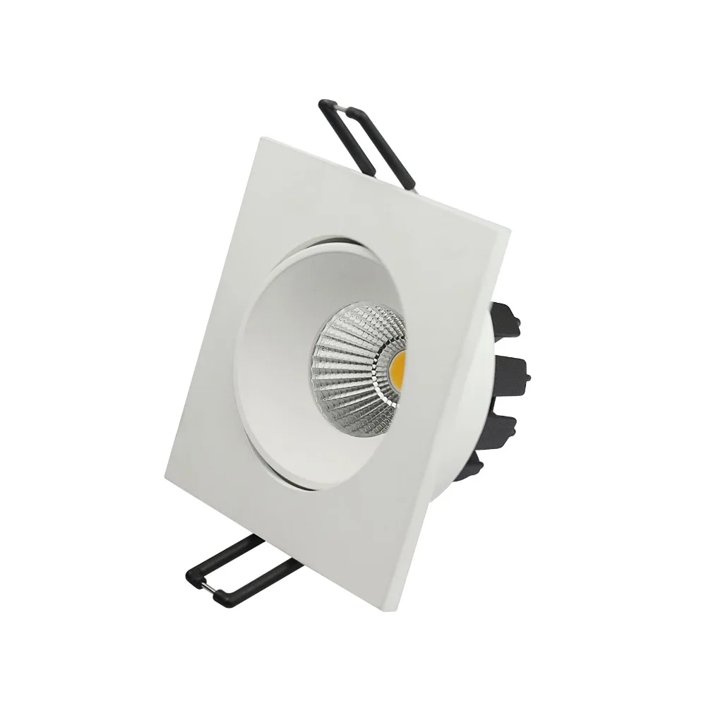 Бесплатная доставка Dimmbale 10 Вт 12 90RA 38 градусов Cutout72mm 100-240VAC 3000 K 4000 6000 COB