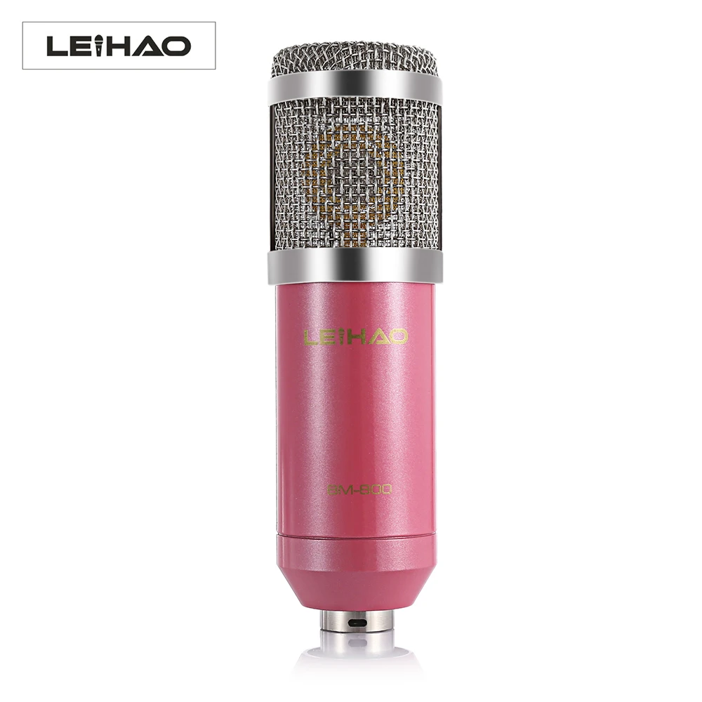LEIHAO BM 800 Professional конденсаторный микрофон комплект радио Studio вещания звук Запись с