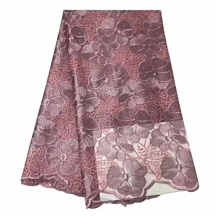Высококачественная африканская кружевная сетчатая ткань 2019 французская тюль с