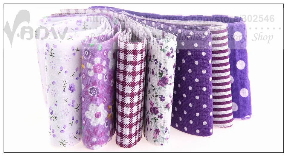 Хлопок 2015New arrivals10pcs / lot джелли ролл швейная текстильные фиолетовый комплект ткани полосы 5 см x 100 см tildas стегальные кукла полотна