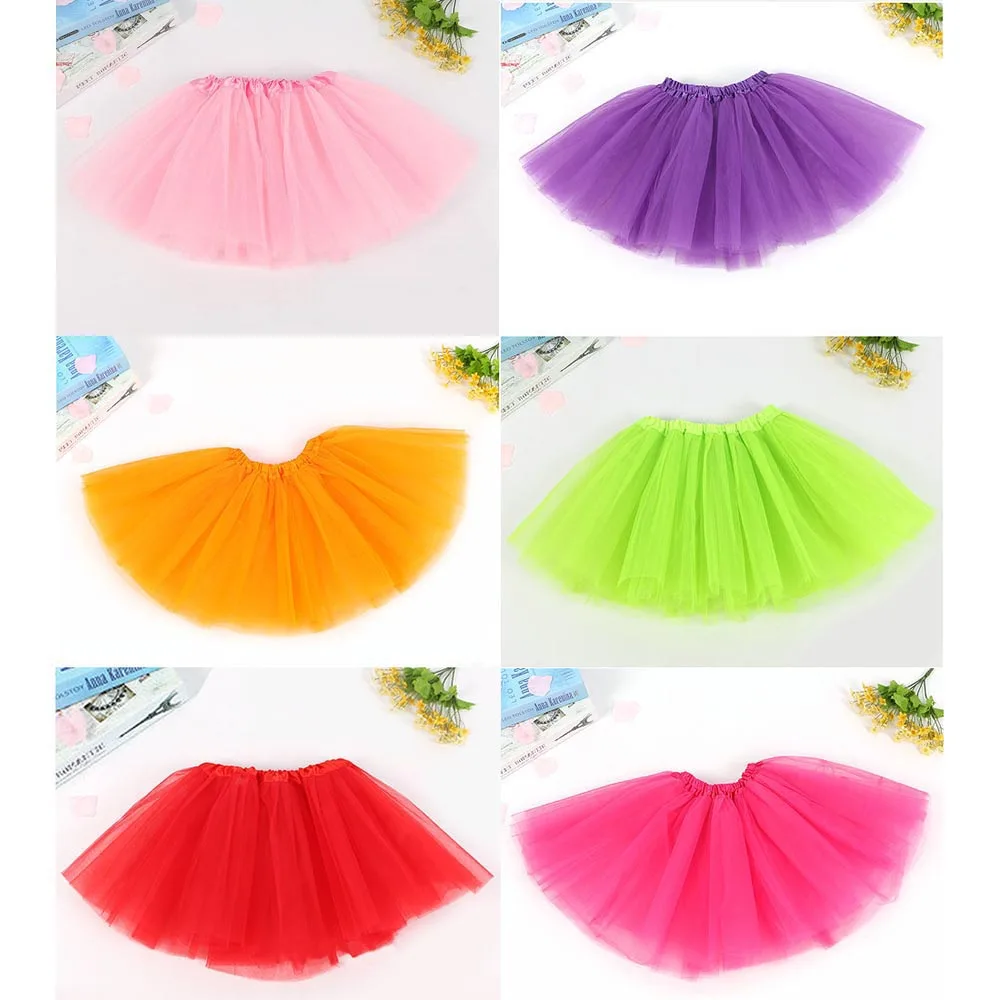 Женская трехслойная эластичная Пышная юбка пачка короткая фатиновая американка