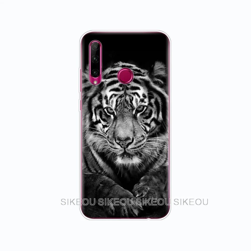 10138 Honor 10i силиконовый чехол ТПУ задняя крышка чехол для телефона huawei Honor 10i чехол HRY-LX1T 10 i 6,21 дюймов Волк тигр, Лев, Леопард медведь - Цвет: 10138