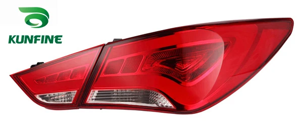 KUNFINE пара автомобильных задних фонарей в сборе для HYUNDAI SONATA 2011 2016 стоп сигнал с