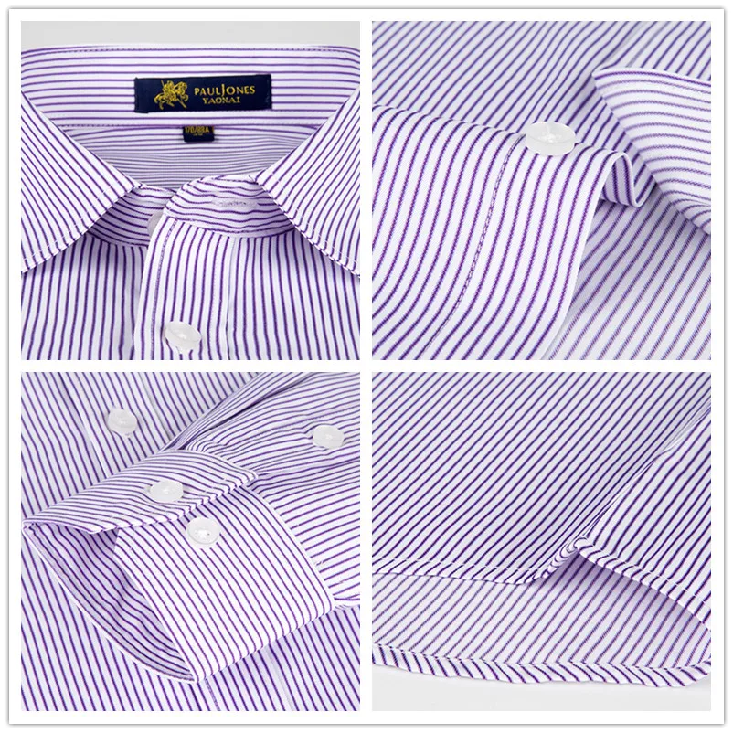 Осенняя Роскошная Качественная мужская рубашка с длинным рукавом из хлопка