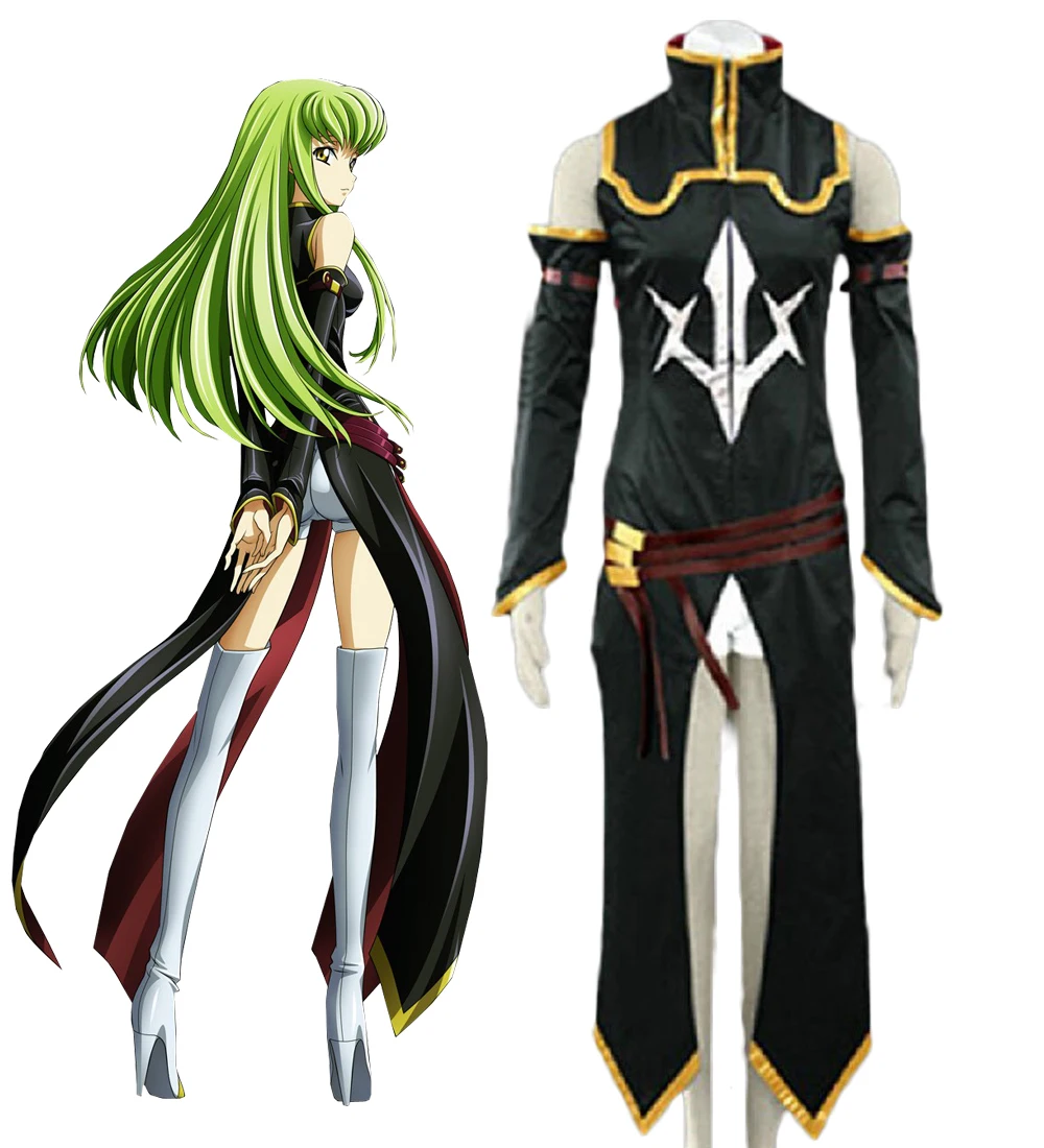 C.C. Цветочное платье для косплея косплей-костюм Geass изготовленный на заказ костюм